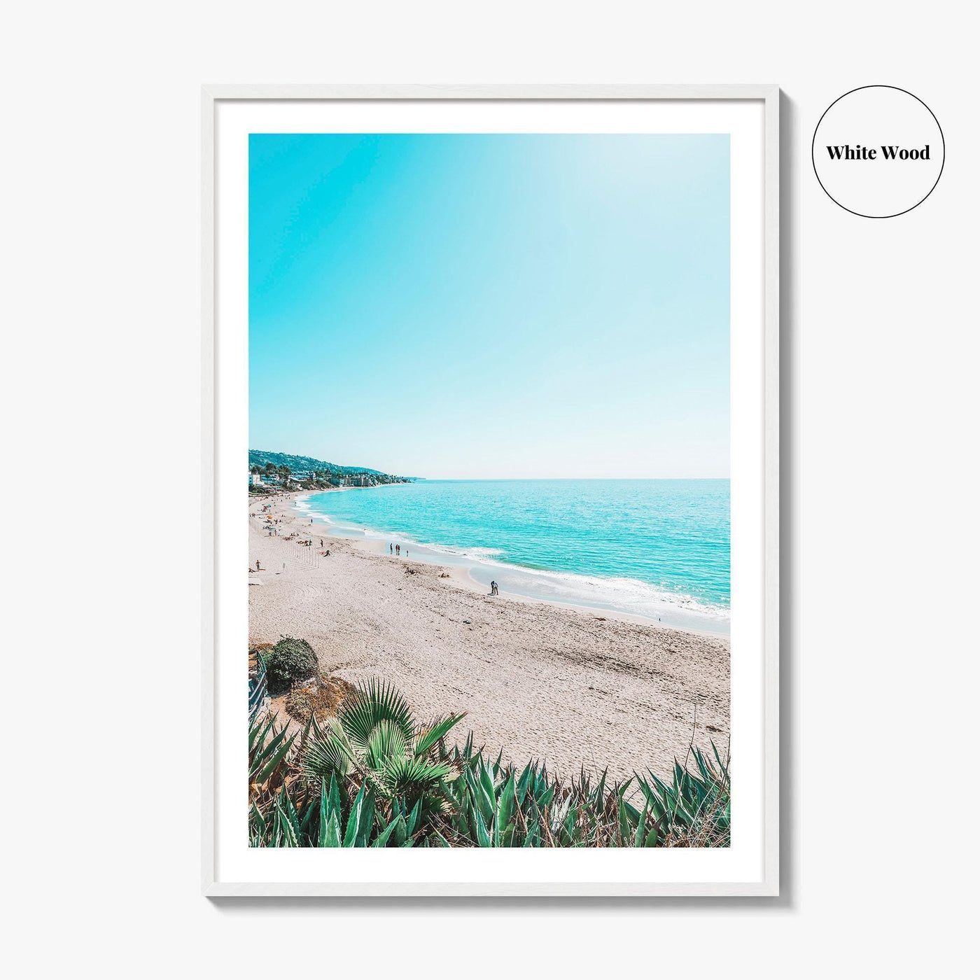 Laguna Beach Blue Fine Art Photo Print, Orange County California Wall Poster USA