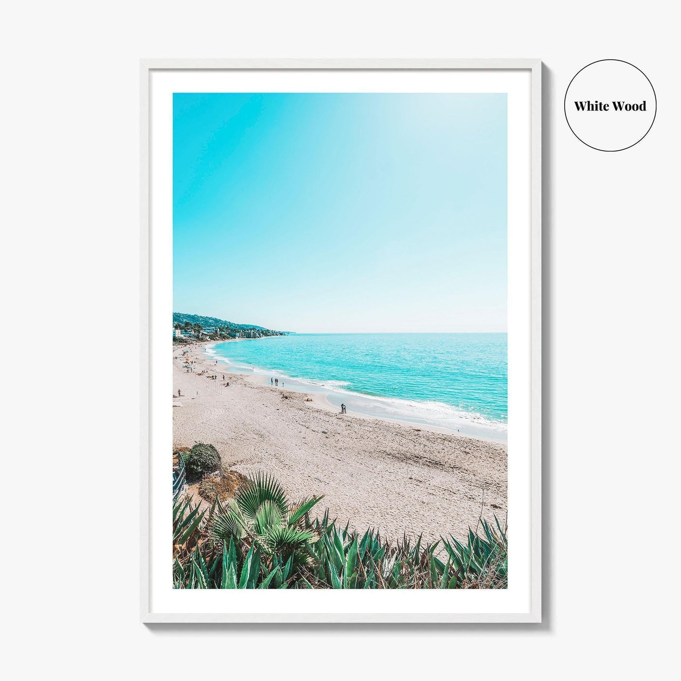 Laguna Beach Blue Fine Art Photo Print, Orange County California Wall Poster USA