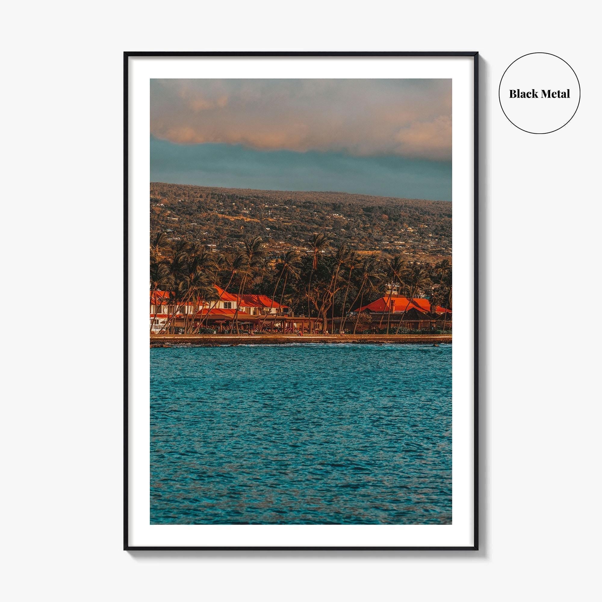 Kailua-Kona Fine Art Photo Print, Hawaii, Big Island Wall Poster, United States