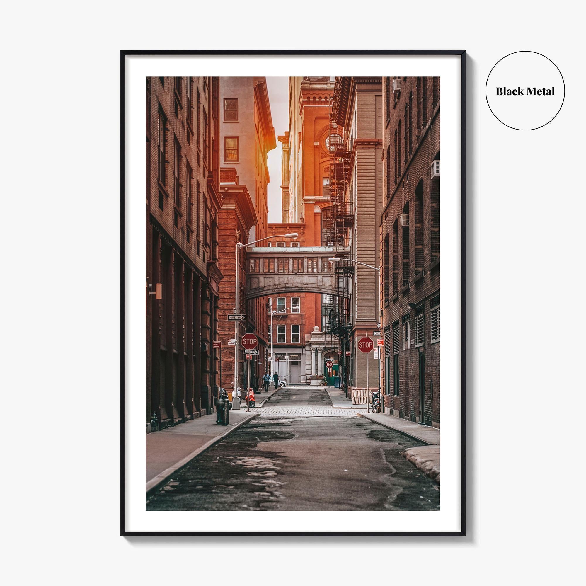 Manhattan Fine Art Photo Print, Tribeca Street, New York City NYC, Photo Poster