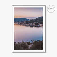 Ithaca Fine Art Photo Print, Vathy Village, Molos Gulf, Greece Wall Poster, Ionian Islands