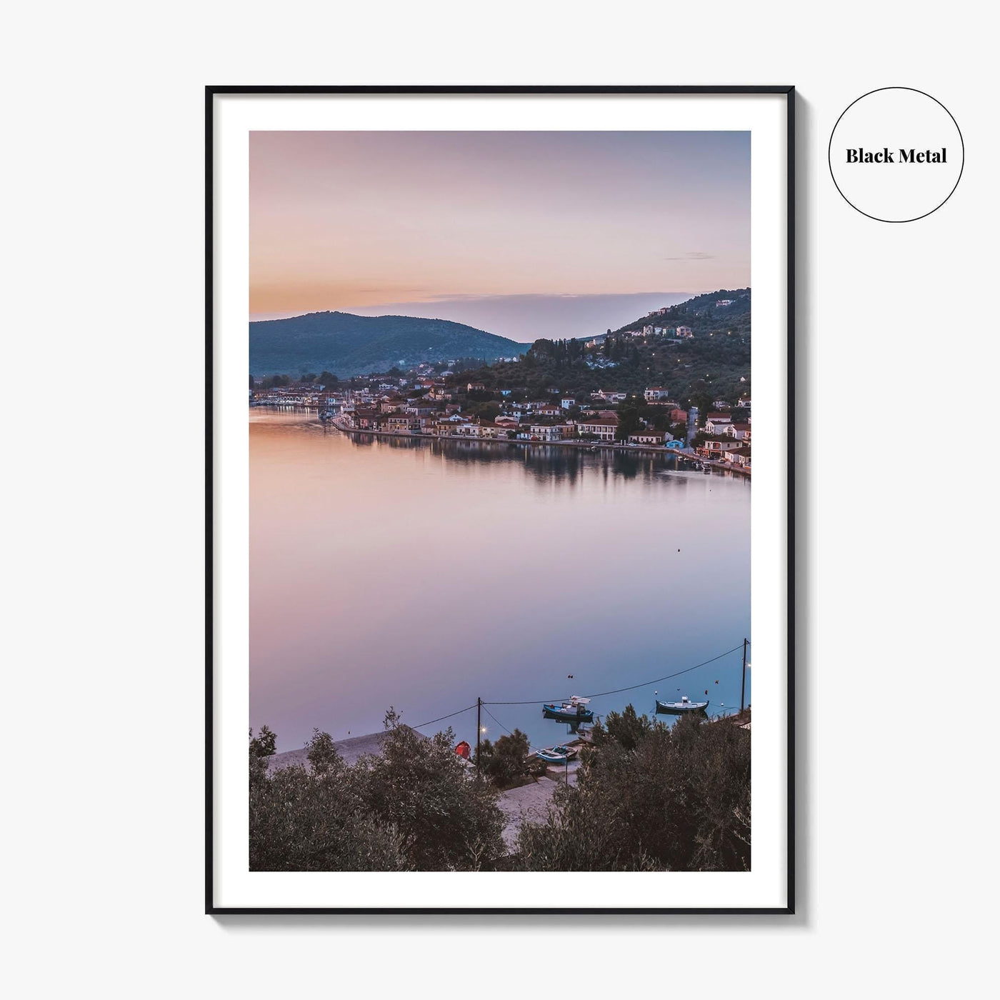 Ithaca Fine Art Photo Print, Vathy Village, Molos Gulf, Greece Wall Poster, Ionian Islands