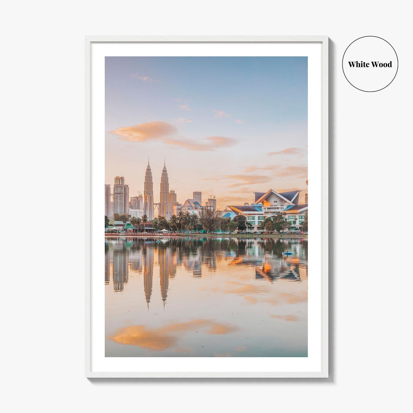 Kuala Lumpur Skyline Fine Art Photo Print, Titiwangsa Park, Malaysia, KL, Waterfront