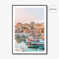 Heraklion Fine Art Photo Print, Crete Greece, Old Port Wall Decor Poster, Iraklio