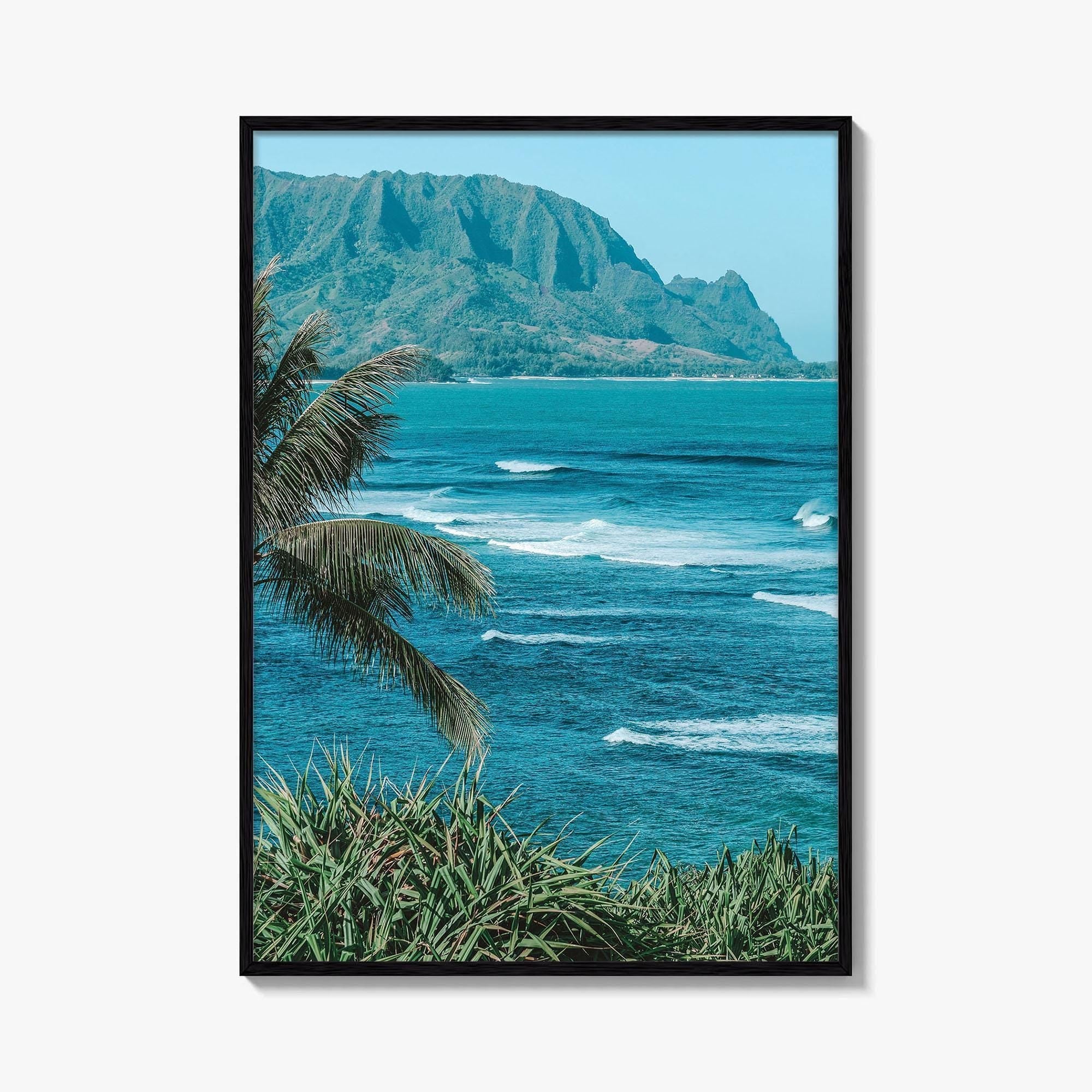 Hanalei Bay Fine Art Photo Print, Kauai Hawaii Poster