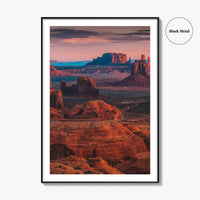 Monument Valley Fine Art Photo Print, Hunts Mesa, Arizona Landscape Wall Art Poster