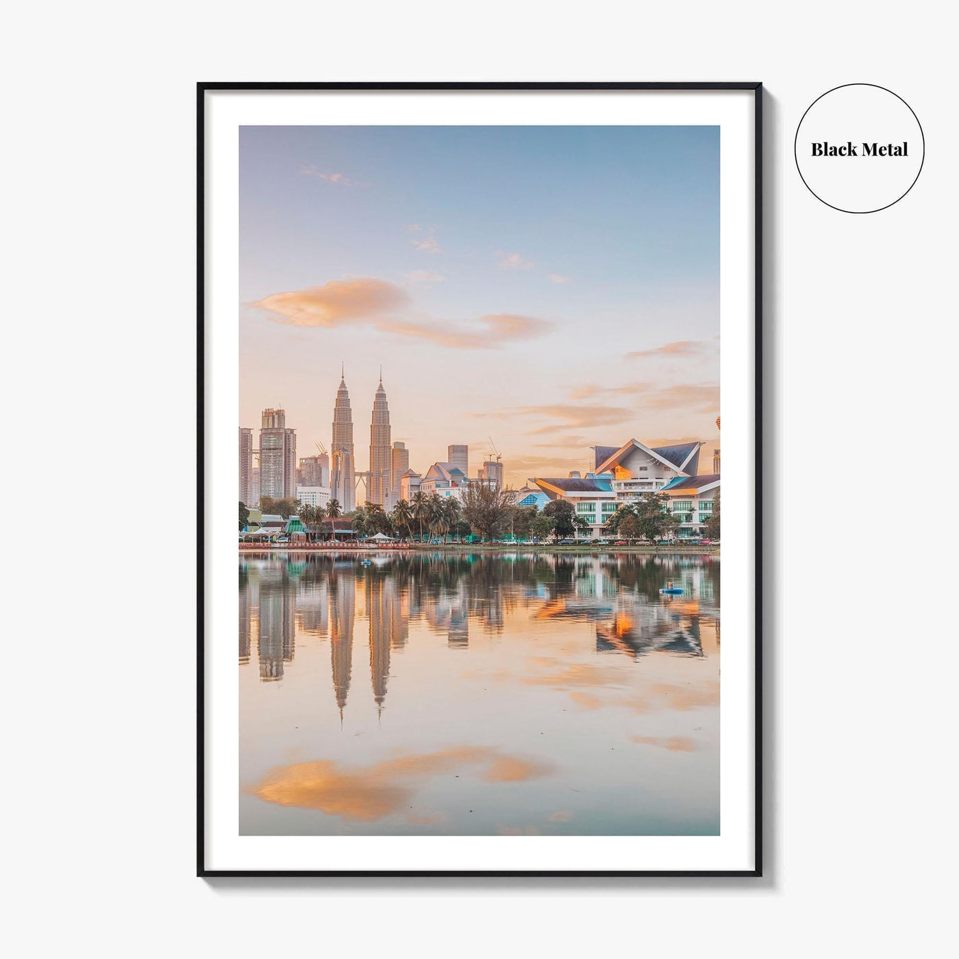 Kuala Lumpur Skyline Fine Art Photo Print, Titiwangsa Park, Malaysia, KL, Waterfront
