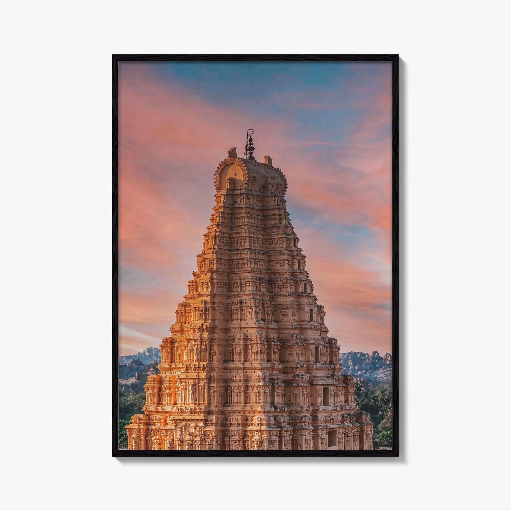 Hampi Fine Art Photo Print, Virupaksha Temple, Karnataka India, Wall Decor Poster