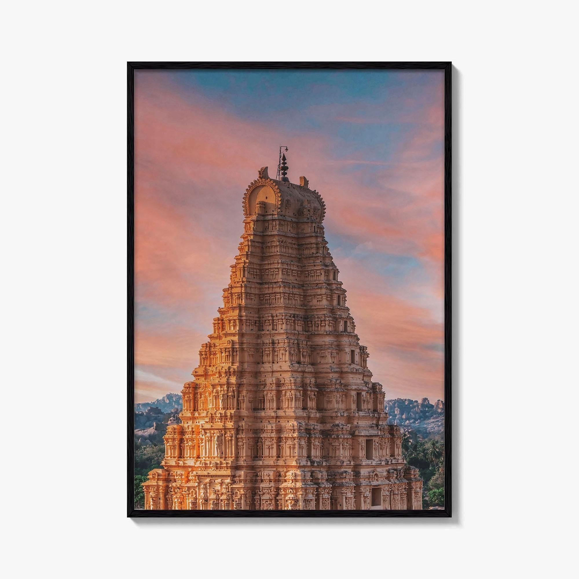 Hampi Fine Art Photo Print, Virupaksha Temple, Karnataka India, Wall Decor Poster