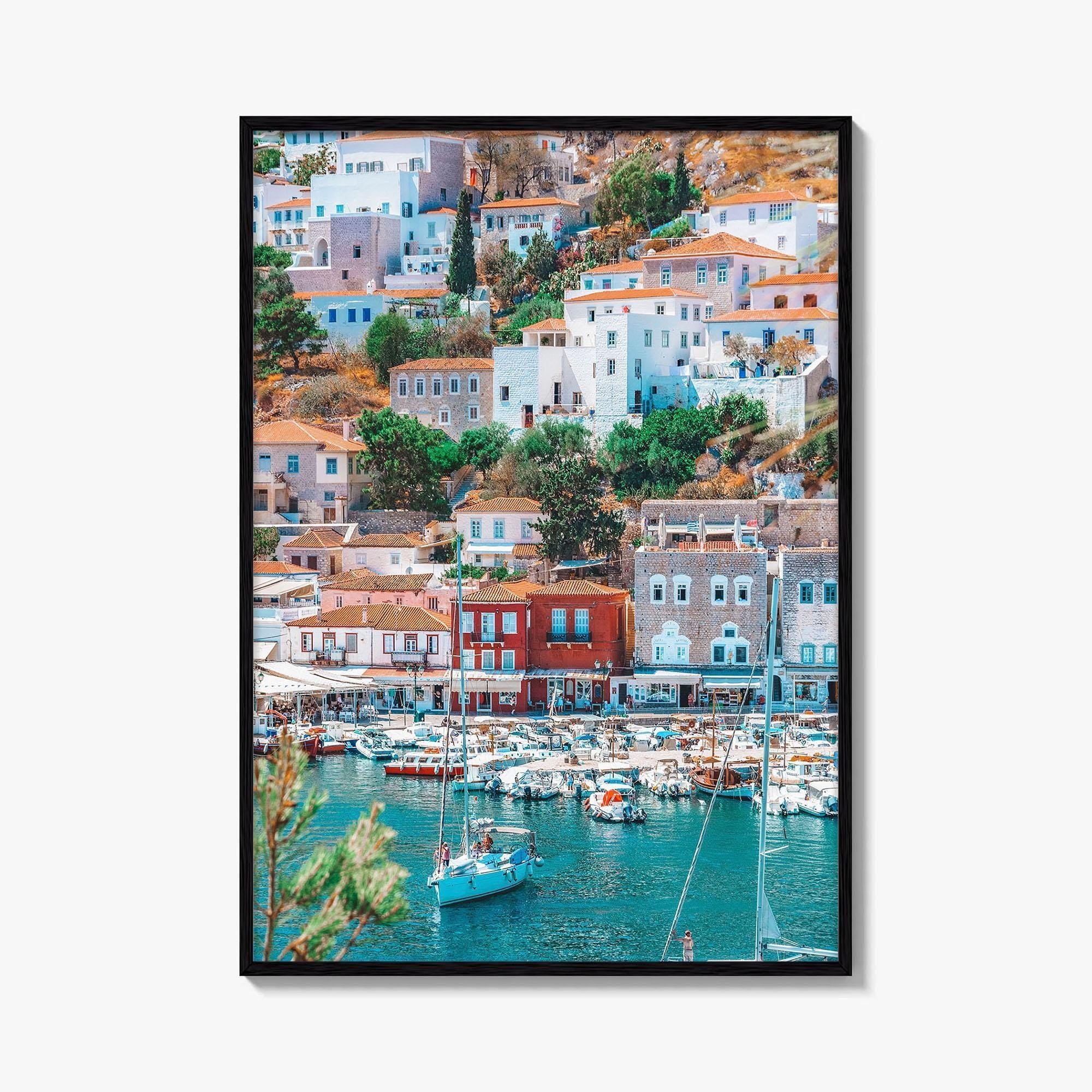 Hydra Fine Art Photo Print, Greece Poster, Saronic Islands, Wall Decor