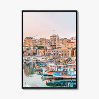 Heraklion Fine Art Photo Print, Crete Greece, Old Port Wall Decor Poster, Iraklio
