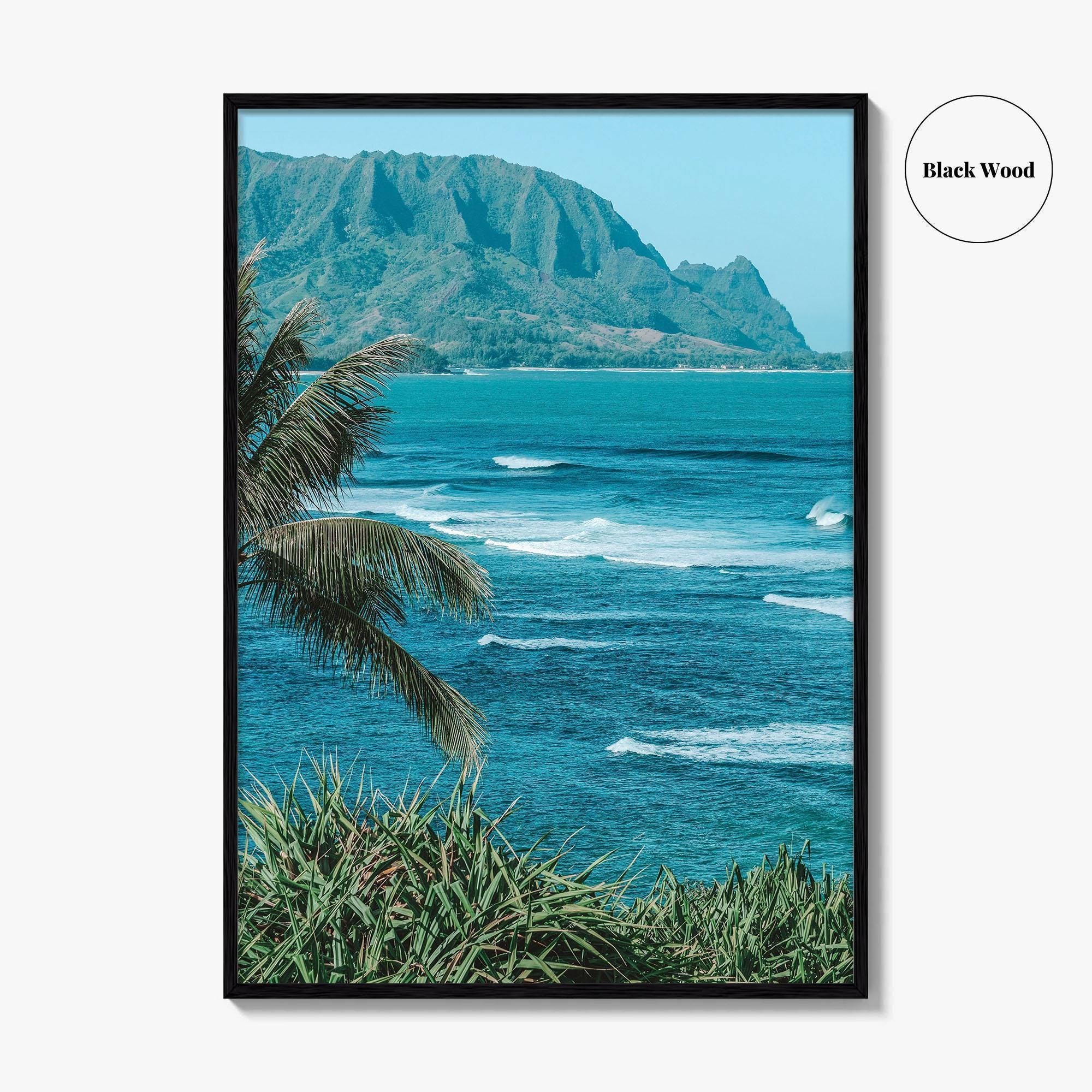 Hanalei Bay Fine Art Photo Print, Kauai Hawaii Poster