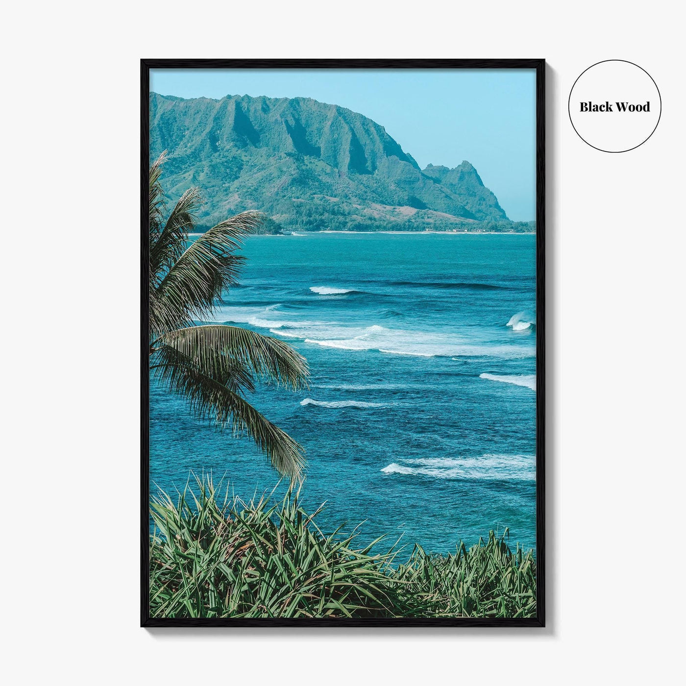 Hanalei Bay Fine Art Photo Print, Kauai Hawaii Poster