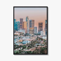 Los Angeles Skyline Fine Art Photo Print, LA, California Poster, USA