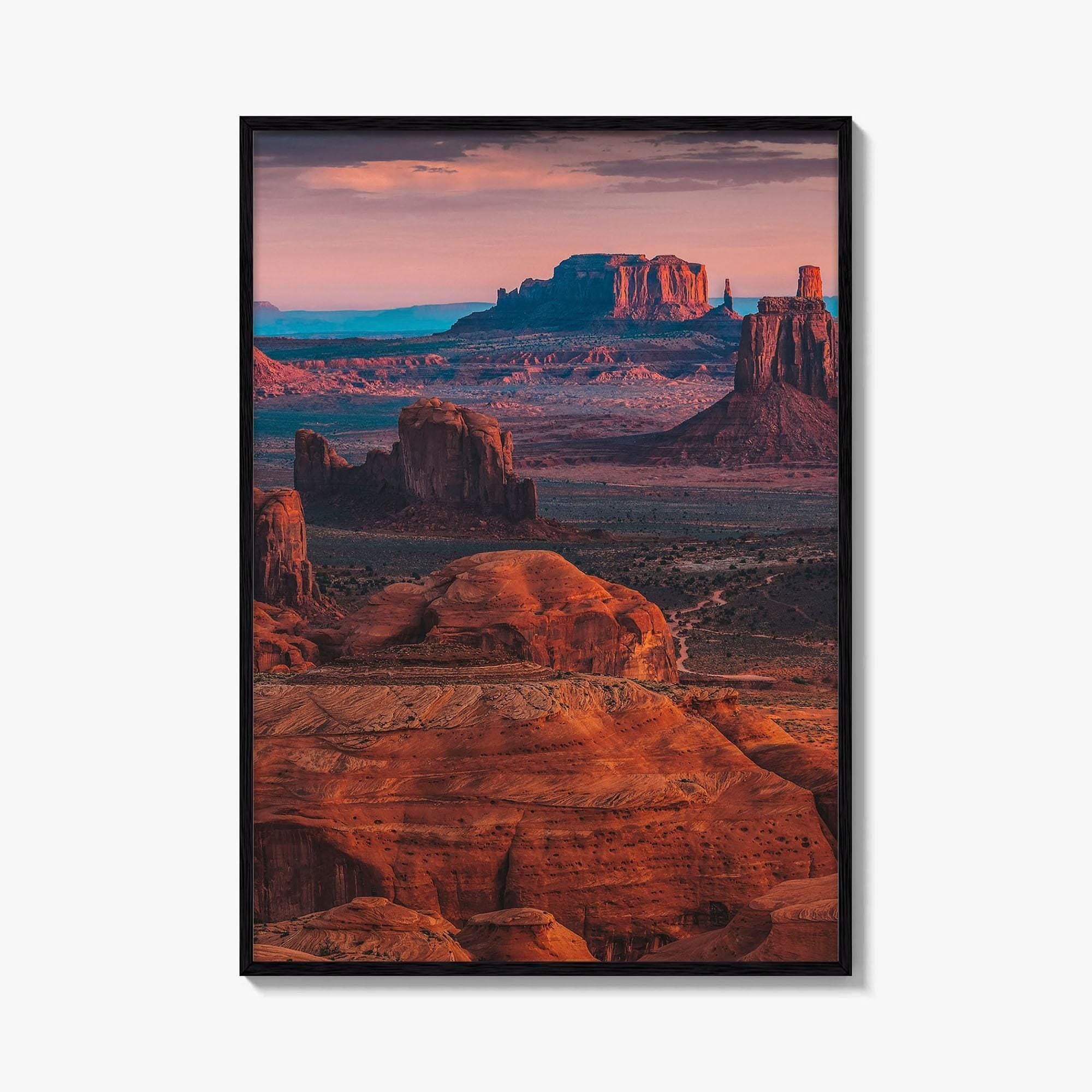 Monument Valley Fine Art Photo Print, Hunts Mesa, Arizona Landscape Wall Art Poster