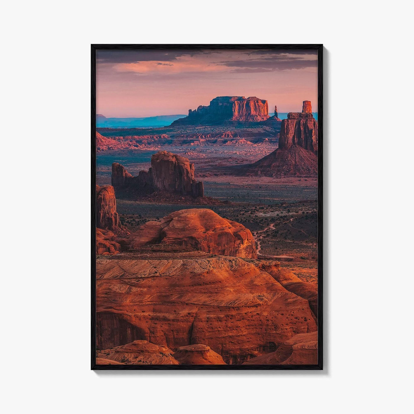 Monument Valley Fine Art Photo Print, Hunts Mesa, Arizona Landscape Wall Art Poster