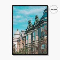 Lincoln Park Fine Art Photo Print, Chicago Illinois, Armitage Avenue Architecture, Wall Poster