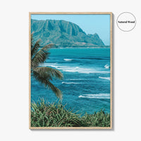 Hanalei Bay Fine Art Photo Print, Kauai Hawaii Poster