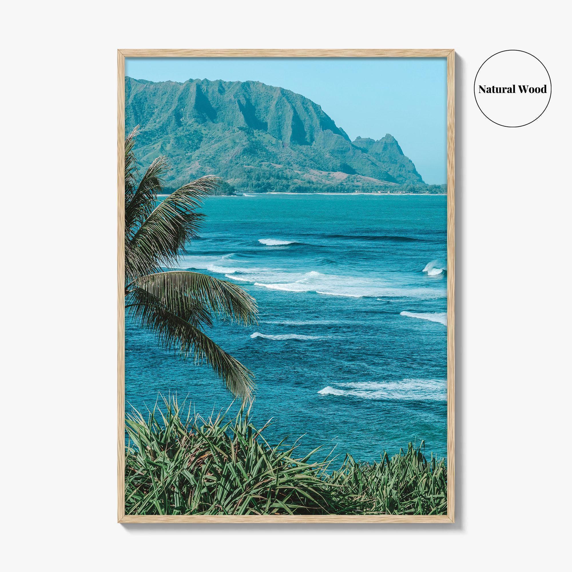 Hanalei Bay Fine Art Photo Print, Kauai Hawaii Poster