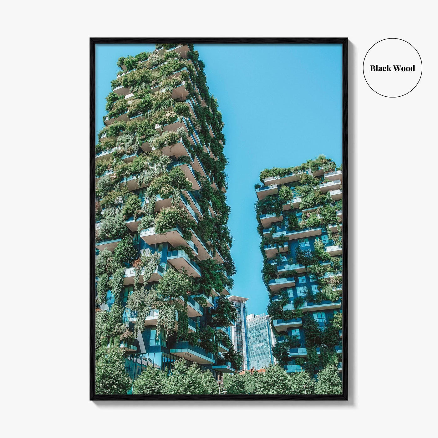 Milan Fine Art Photo Print, Bosco Verticale Vertical Forest, Milano Italy Wall Decor Poster