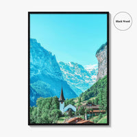 Lauterbrunnen Valley Fine Art Photo Print, Switzerland, Swiss Alps, Bernese Oberland, Poster