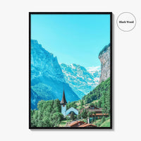 Lauterbrunnen Valley Fine Art Photo Print, Switzerland, Swiss Alps, Bernese Oberland, Poster