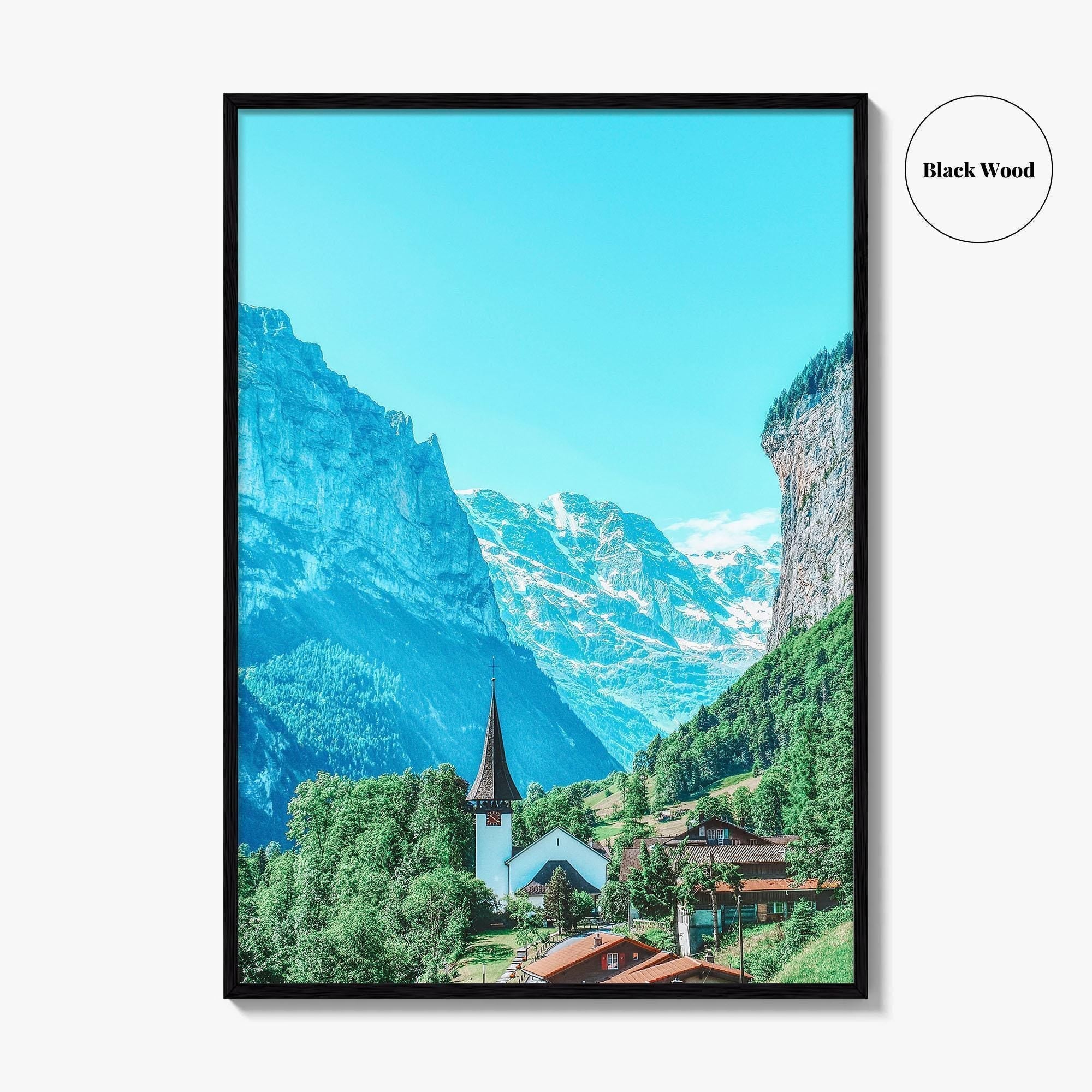 Lauterbrunnen Valley Fine Art Photo Print, Switzerland, Swiss Alps, Bernese Oberland, Poster