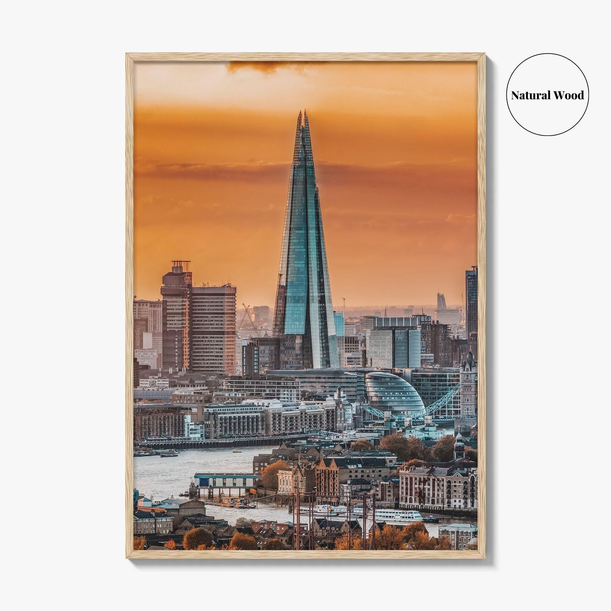 London Skyline Fine Art Photo Print, Wall Poster, England United Kingdom UK