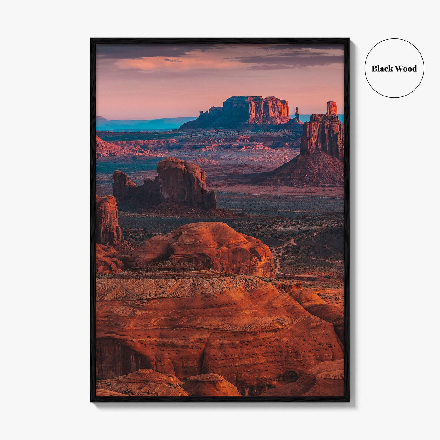 Monument Valley Fine Art Photo Print, Hunts Mesa, Arizona Landscape Wall Art Poster