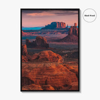 Monument Valley Fine Art Photo Print, Hunts Mesa, Arizona Landscape Wall Art Poster