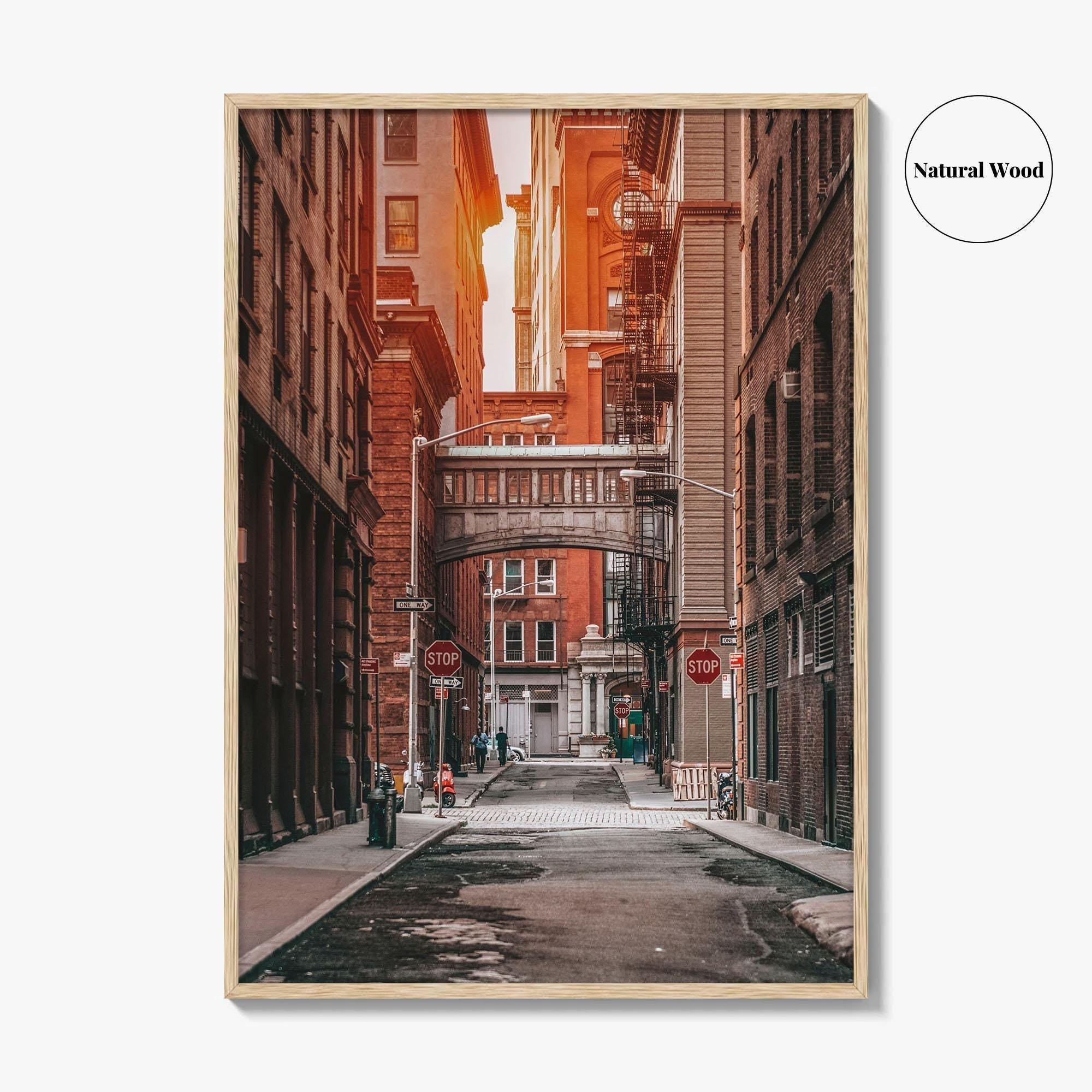 Manhattan Fine Art Photo Print, Tribeca Street, New York City NYC, Photo Poster
