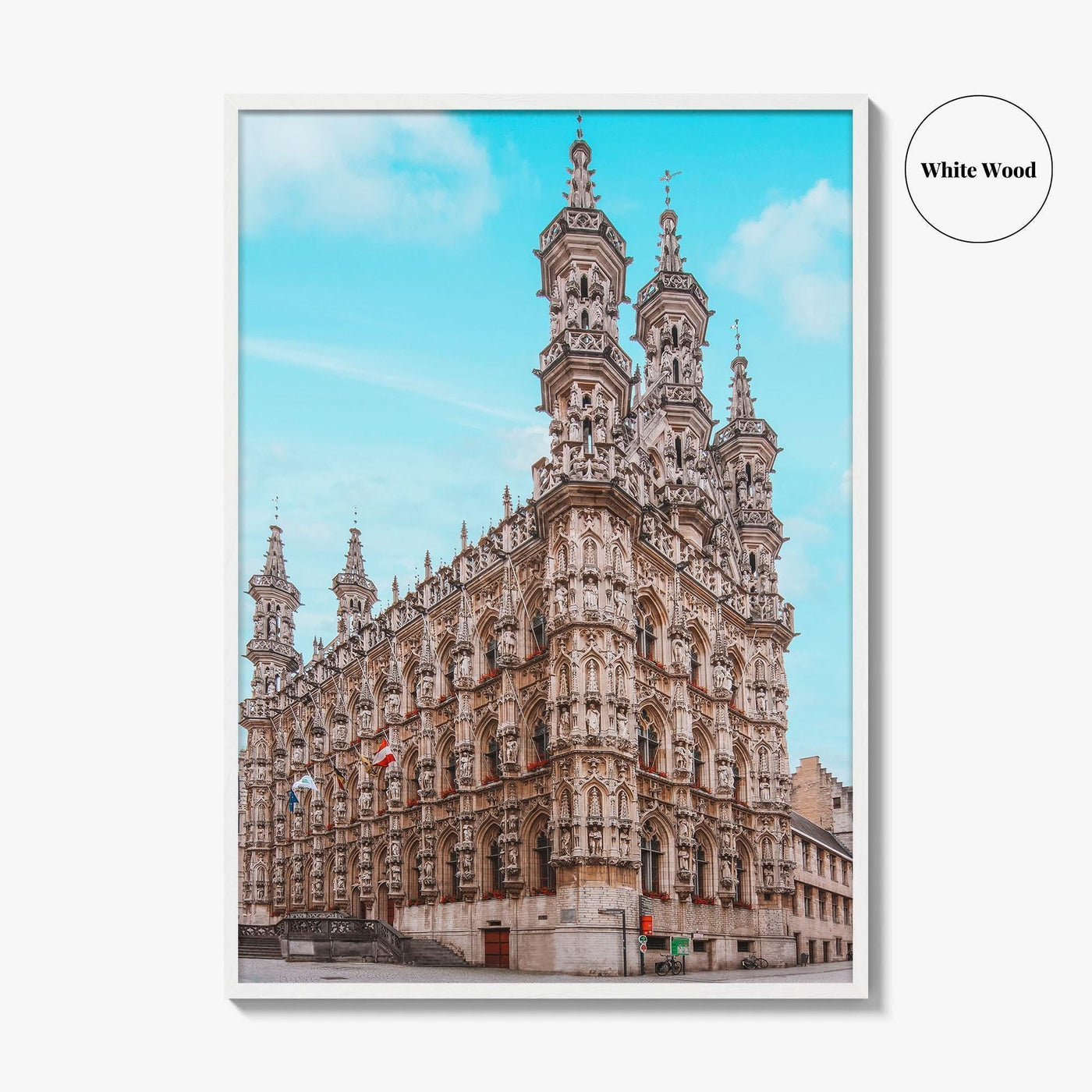 Leuven Fine Art Photo Print, City Hall, Belgium Wall Decor, Flemish Brabant