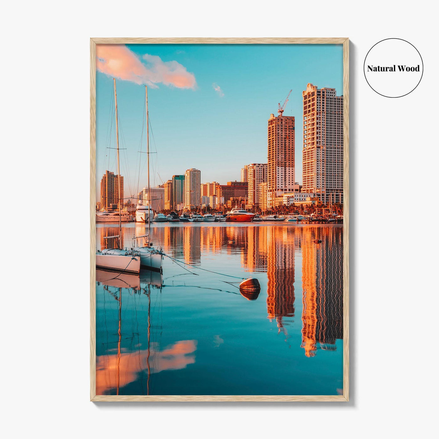 Manila Skyline Fine Art Photo Print, Manila Bay, Philippines Wall Decor Poster