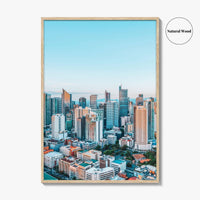 Manila Skyline Fine Art Photo Print, Makati Night, Philippines Poster, Wall Decor