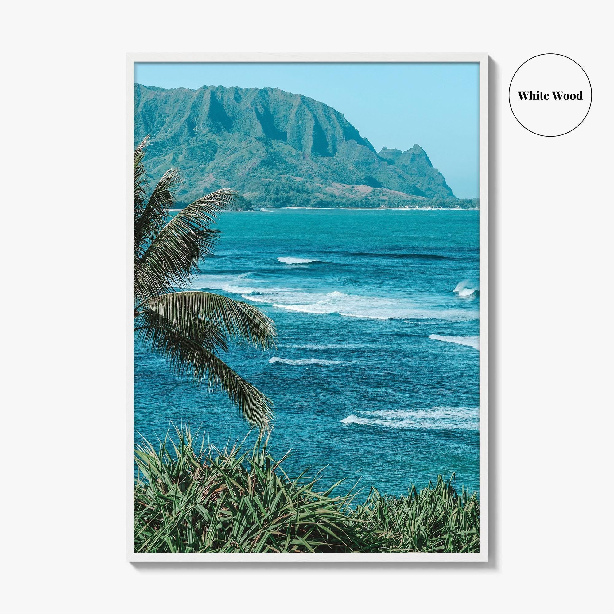 Hanalei Bay Fine Art Photo Print, Kauai Hawaii Poster