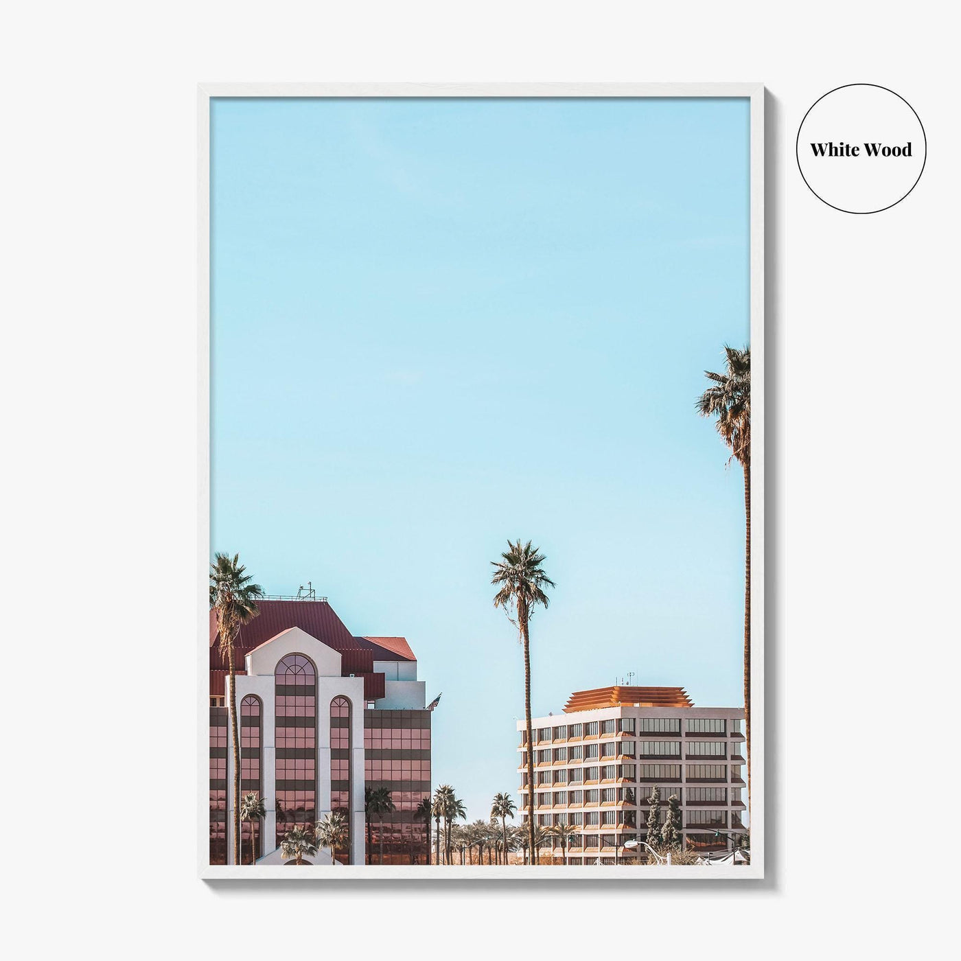 Mesa Skyline Fine Art Photo Print, Downtown Wall Decor, Arizona AZ Poster, USA