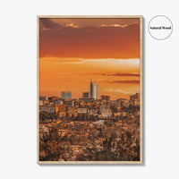 Kigali Skyline Fine Art Photo Print, Rwanda Wall Decor Poster, Downtown Skyscraper