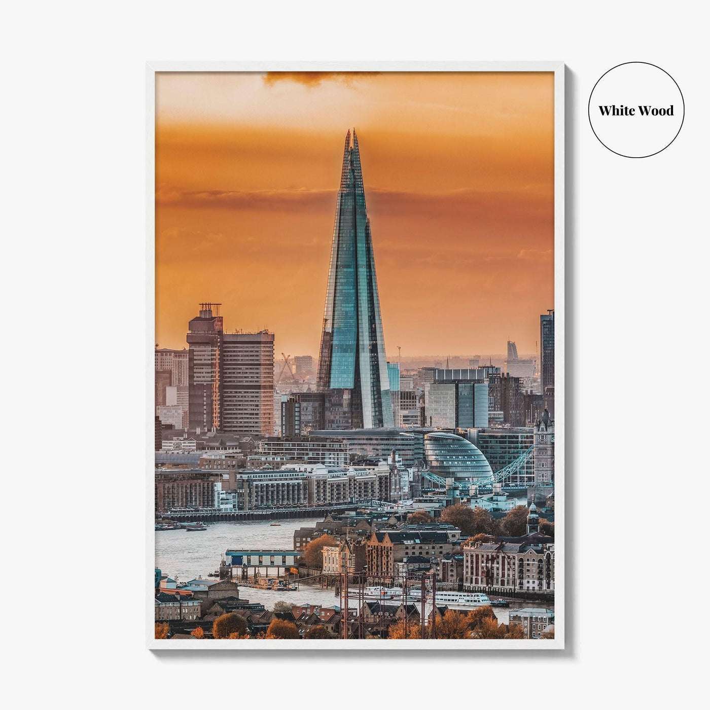 London Skyline Fine Art Photo Print, Wall Poster, England United Kingdom UK