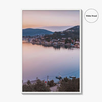 Ithaca Fine Art Photo Print, Vathy Village, Molos Gulf, Greece Wall Poster, Ionian Islands