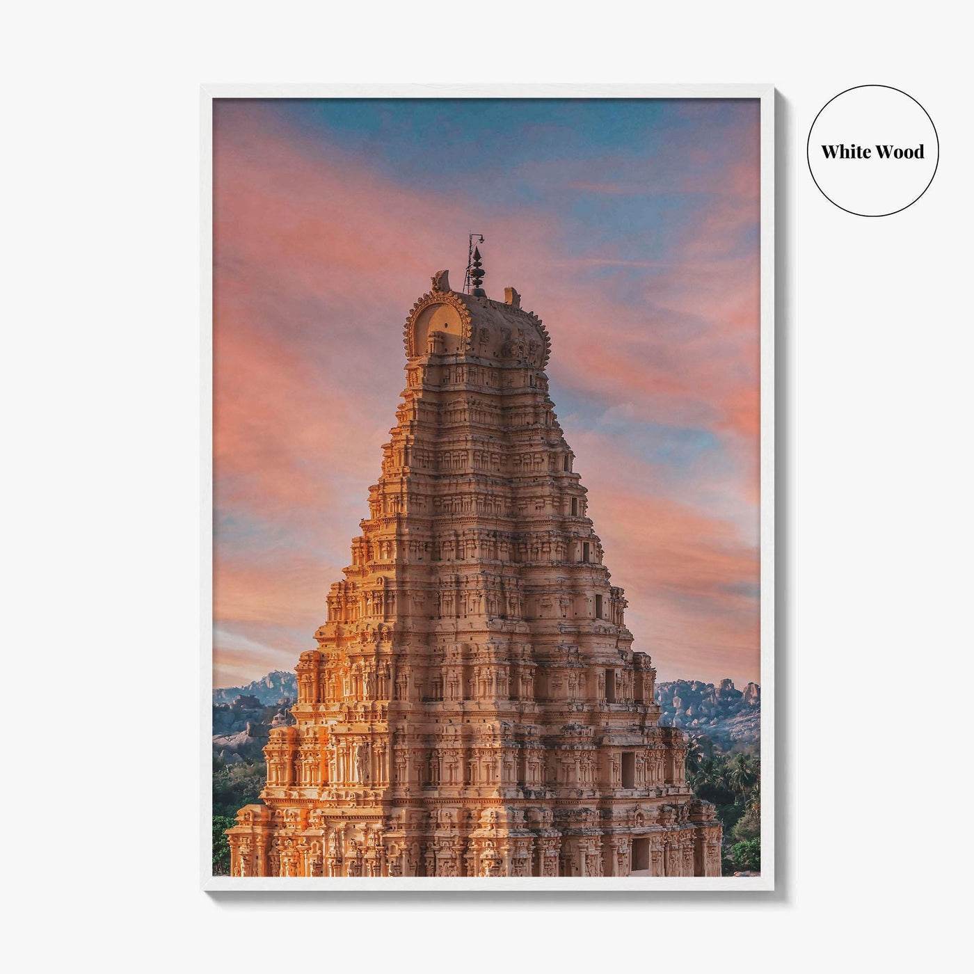Hampi Fine Art Photo Print, Virupaksha Temple, Karnataka India, Wall Decor Poster