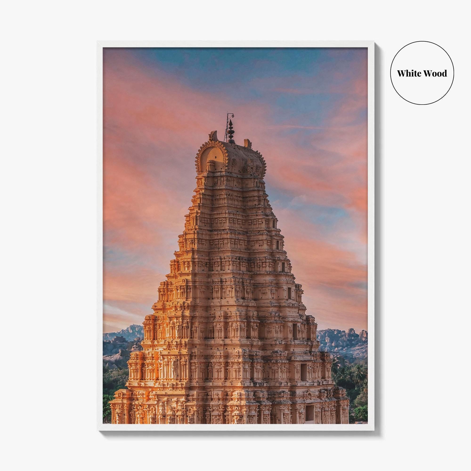 Hampi Fine Art Photo Print, Virupaksha Temple, Karnataka India, Wall Decor Poster