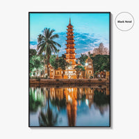 Hanoi Fine Art Photo Print, Tran Quoc Pagoda, West Lake, Vietnam Poster