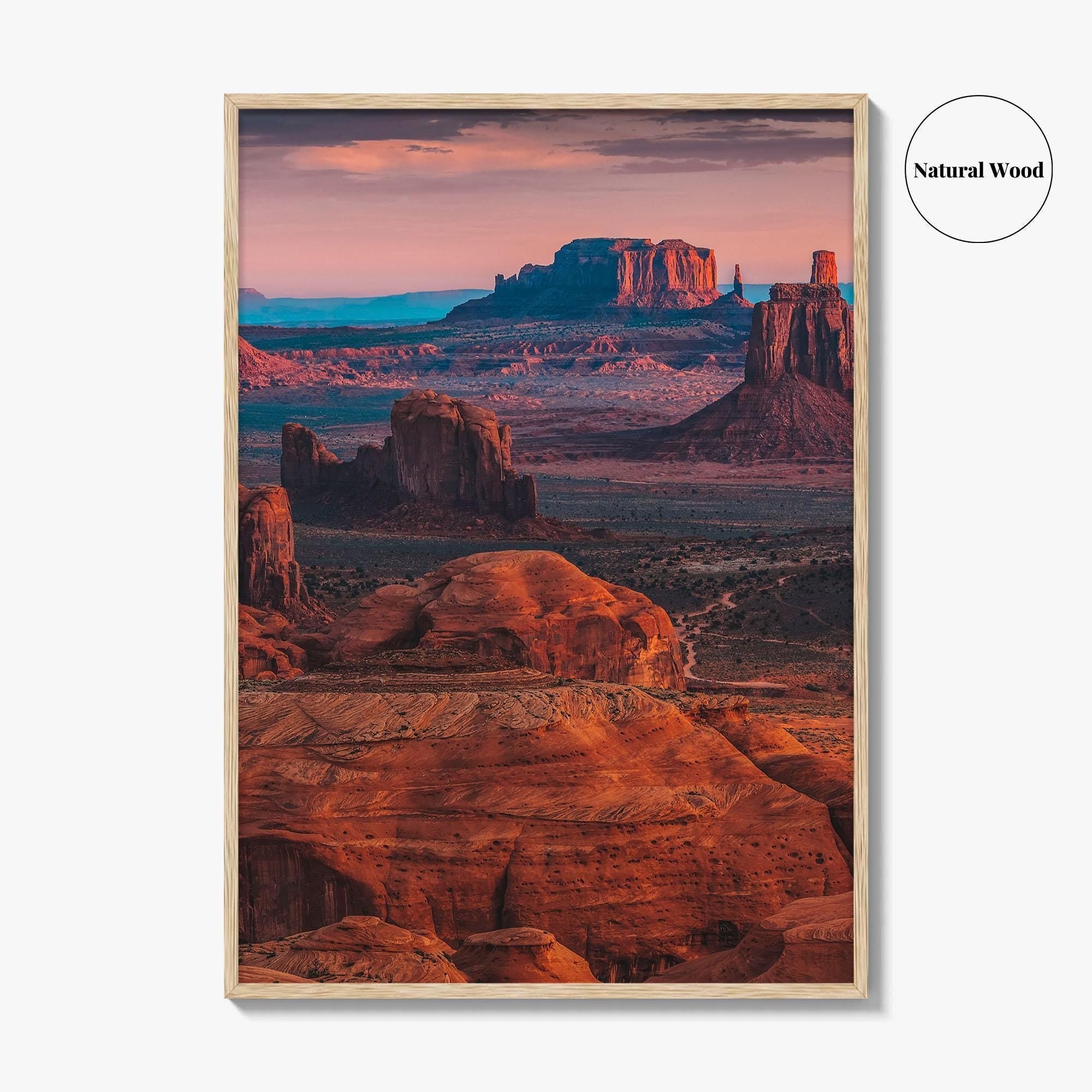 Monument Valley Fine Art Photo Print, Hunts Mesa, Arizona Landscape Wall Art Poster