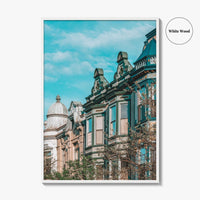 Lincoln Park Fine Art Photo Print, Chicago Illinois, Armitage Avenue Architecture, Wall Poster