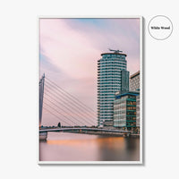 Manchester Fine Art Photo Print, Salford Quays, England UK, Wall Decor Poster