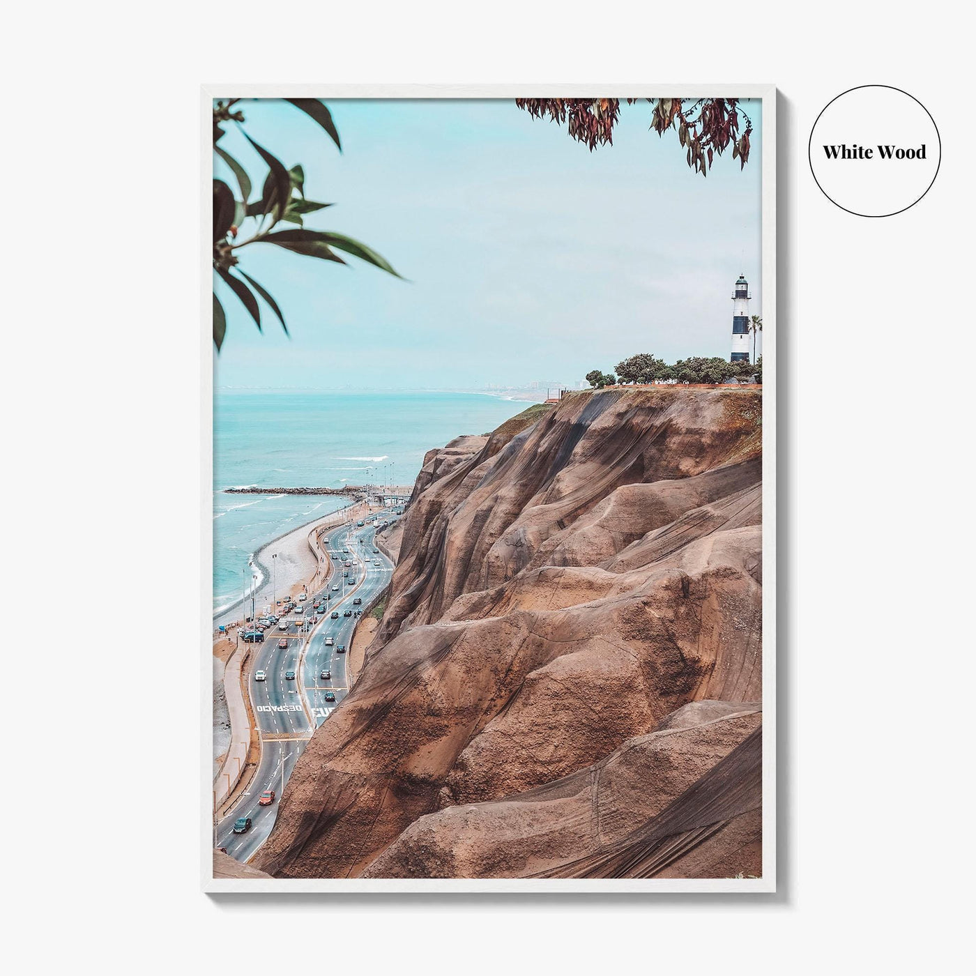 Lima Fine Art Photo Print, La Marina Lighthouse, Miraflores Peru Wall Poster