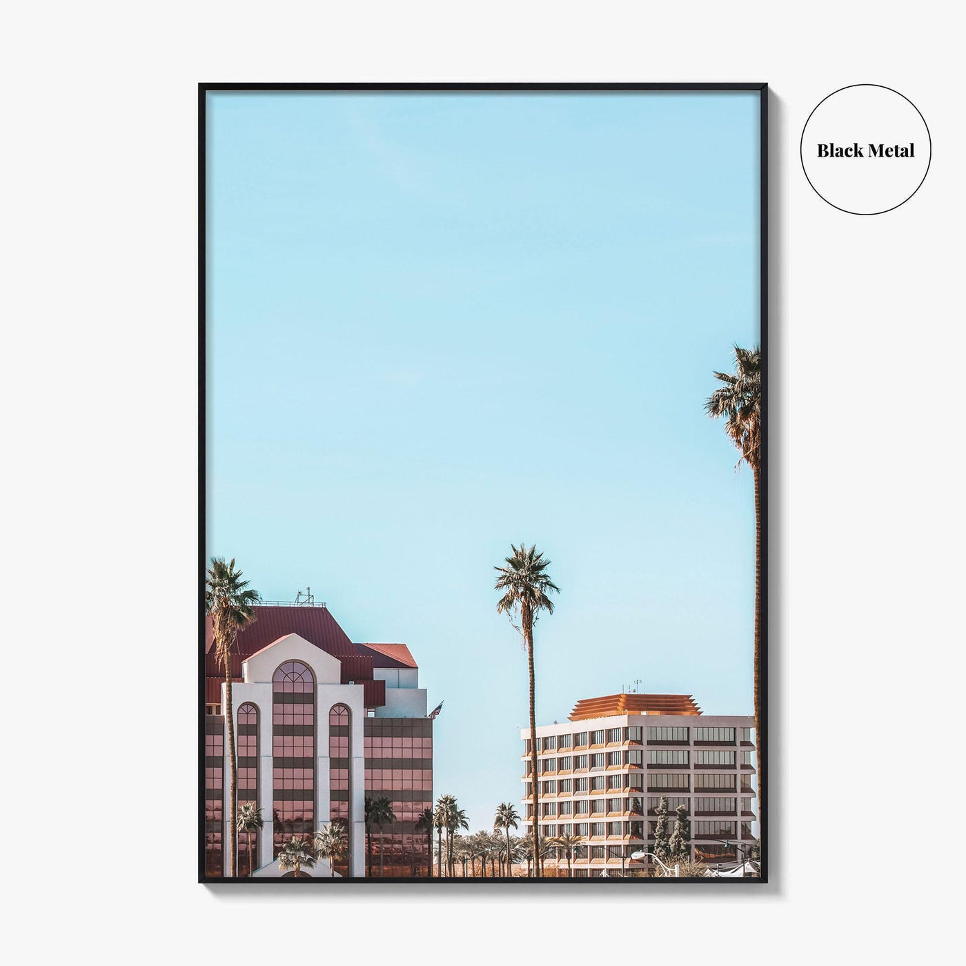 Mesa Skyline Fine Art Photo Print, Downtown Wall Decor, Arizona AZ Poster, USA
