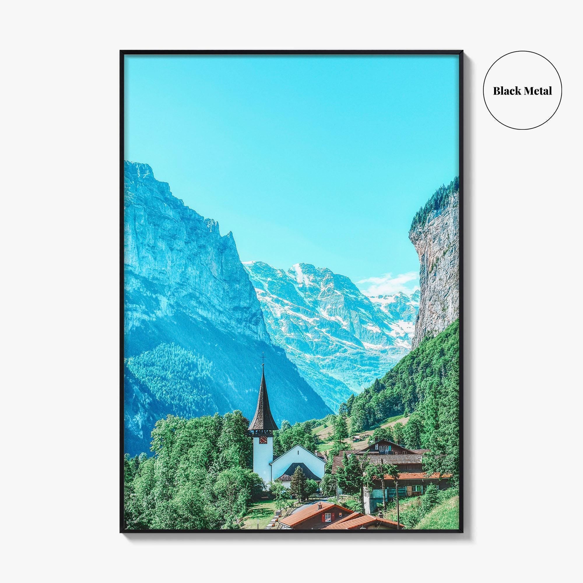 Lauterbrunnen Valley Fine Art Photo Print, Switzerland, Swiss Alps, Bernese Oberland, Poster