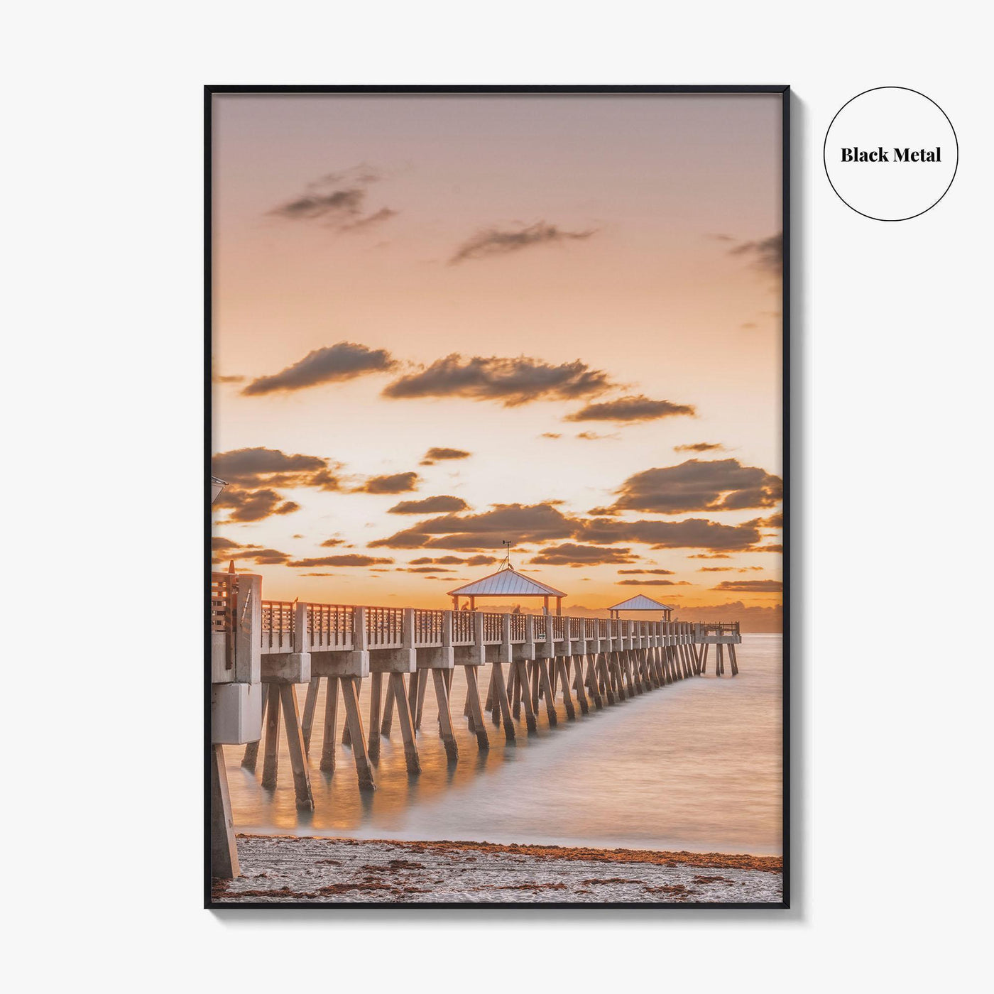 Jupiter Fine Art Photo Print, Juno Beach Pier, Juno Florida USA Poster