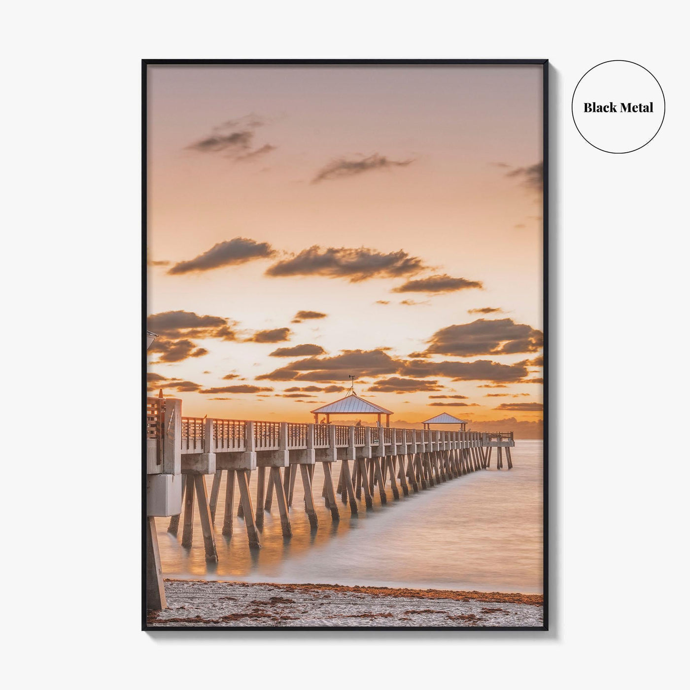 Jupiter Fine Art Photo Print, Juno Beach Pier, Juno Florida USA Poster